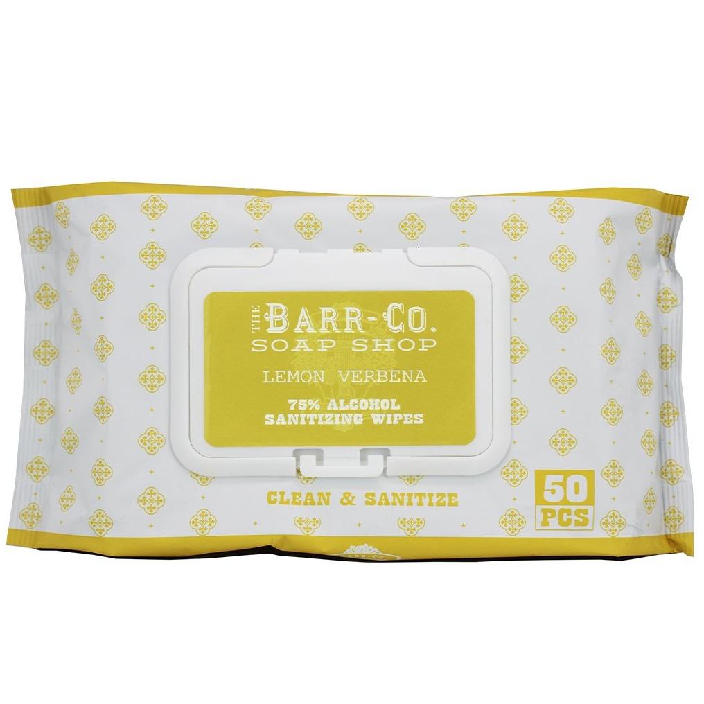 Barr-Co. Soap Bar Lemon Verbena Sanitizing Wipes