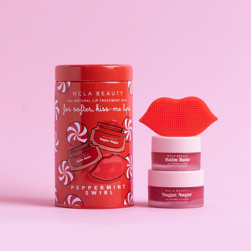 NCLA Beauty Lip Set Peppermint Mocha Lip Care Set + Lip Scrubber