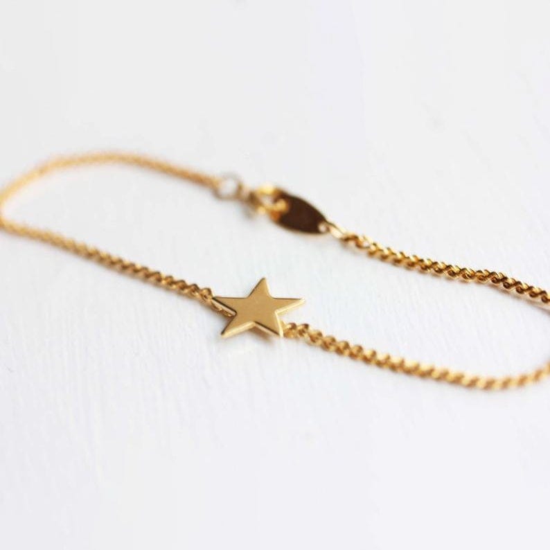 Diament Jewelry Bracelet Gold Star Bracelet