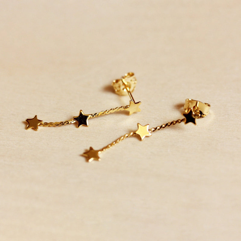Diament Jewelry Earrings Star Chain Earrings