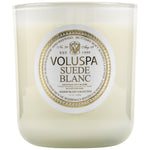 Voluspa Candle Suede Blanc Classic Candle