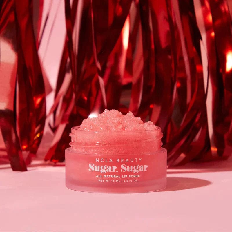 NCLA Beauty Lip Treatment Pink Champagne Sugar. Sugar Lip Scrub