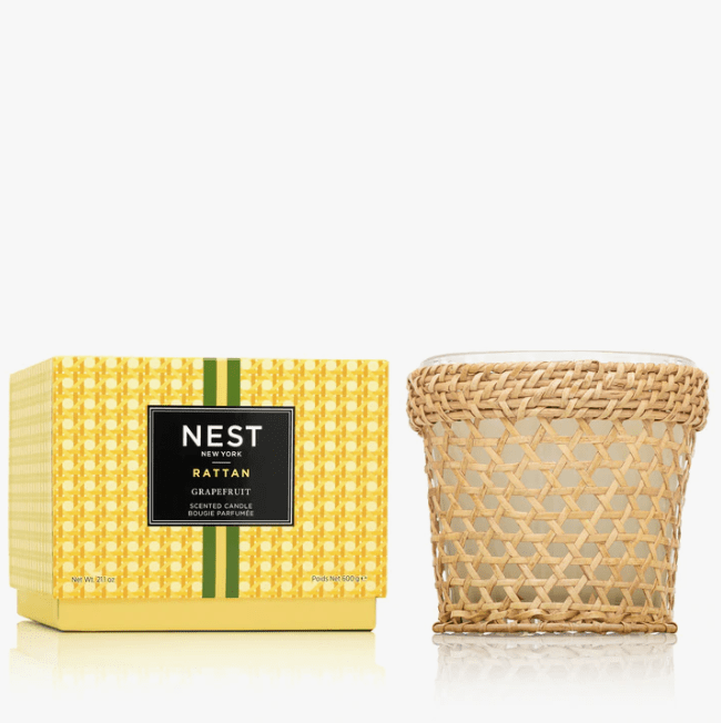 Nest Candle Rattan Grapefruit 3-Wick Candle