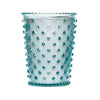 K. Hall Designs Candles Blue Agave Hobnail Glass Candle