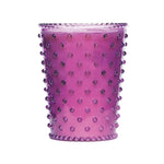 K. Hall Designs Candles Lilac Hobnail Glass Candle
