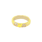 Lauren G Adams Rings 6 / Yellow and Gold Flowers by Orly Stackable Ring