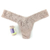 Hanky Panky Thong Taupe Rolled Signature Lace Low Rise Thong