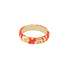 Lauren G Adams Rings 6 / Red and Gold Flowers by Orly Stackable Ring