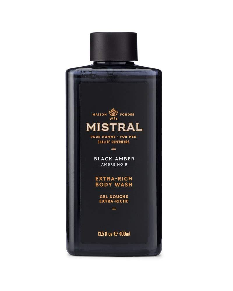 Mistral Body Wash Black Amber Men's Body Wash