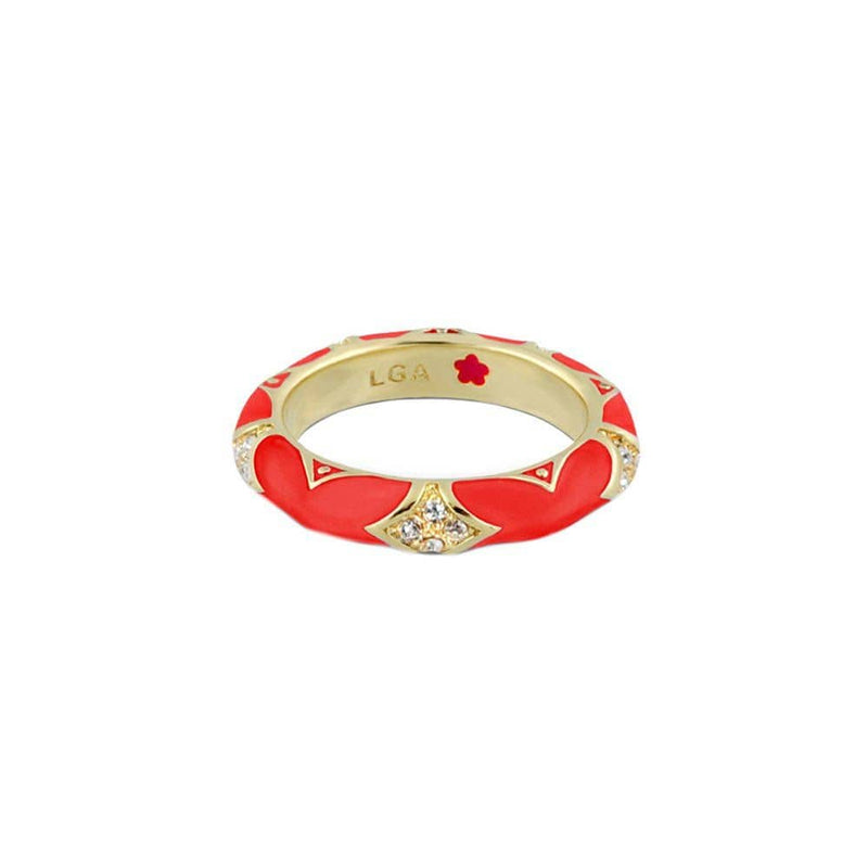 Lauren G Adams Rings 6 / Red Diamond Stackable Fiesta Ring