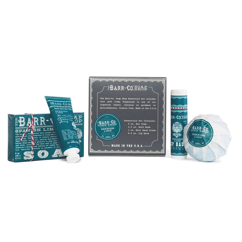 Barr-Co. Bath Bomb Spanish Lime Essentials Kit