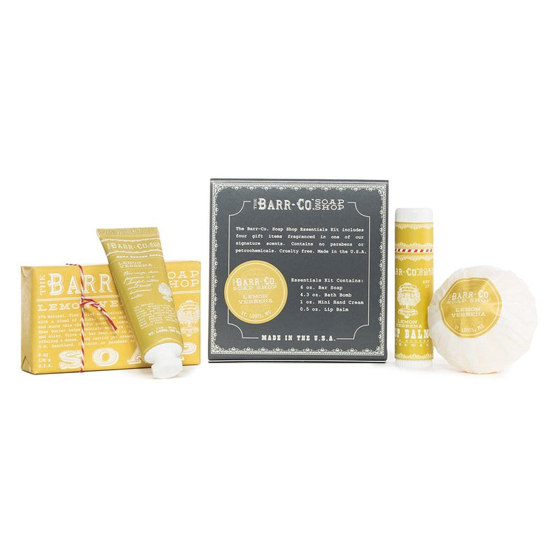 Barr-Co. Bath Bomb Lemon Verbena Essentials Kit