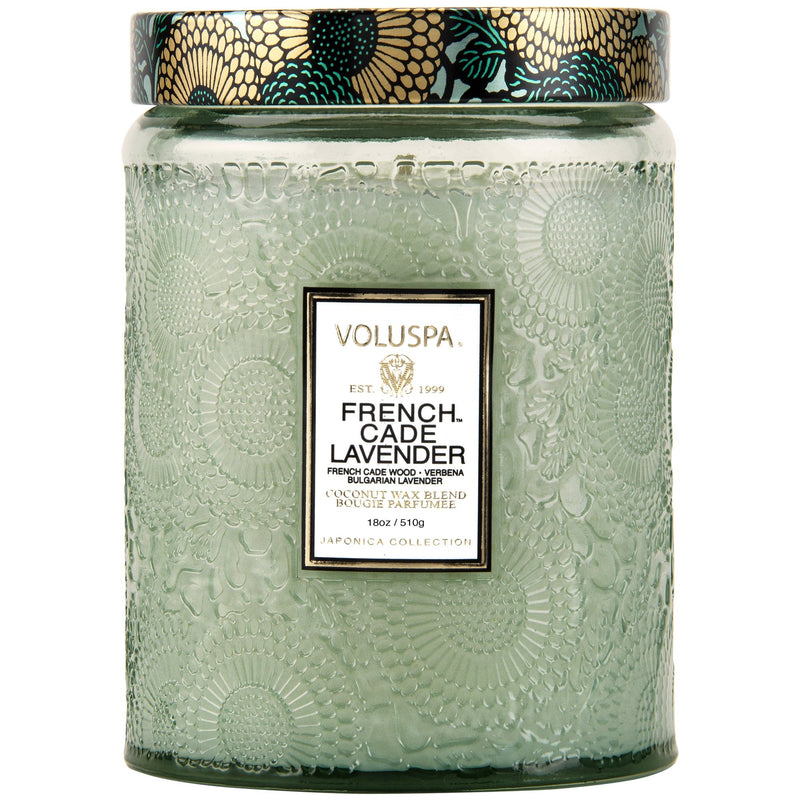 Voluspa Candle French Cade Lavender Large Jar Candle