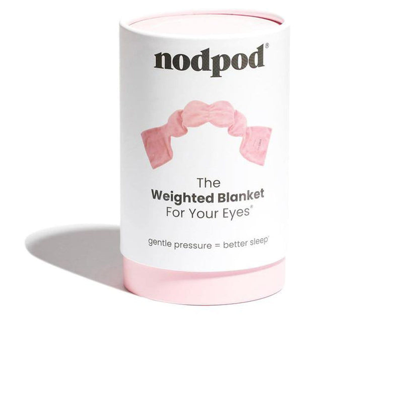 nodpod Weighted Sleep Mask Blush Pink Weighted Sleep Mask