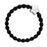 by Eloise LONDON Hair Band Black with Silver Star Hairband with Charm