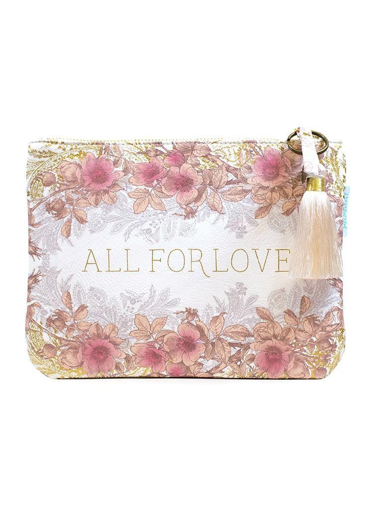 PAPAYA! Art Beauty Bouquet Accessory Pouch Clutch Makeup Bag (10 x 5) -  Belle Fleur Boutique