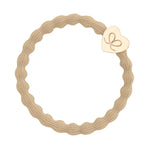 by Eloise LONDON Hair Band Sand with Gold Heart Hairband with Charm