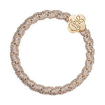 by Eloise LONDON Hair Band Woven Blonde with Gold Quatrefoil Hairband with Charm