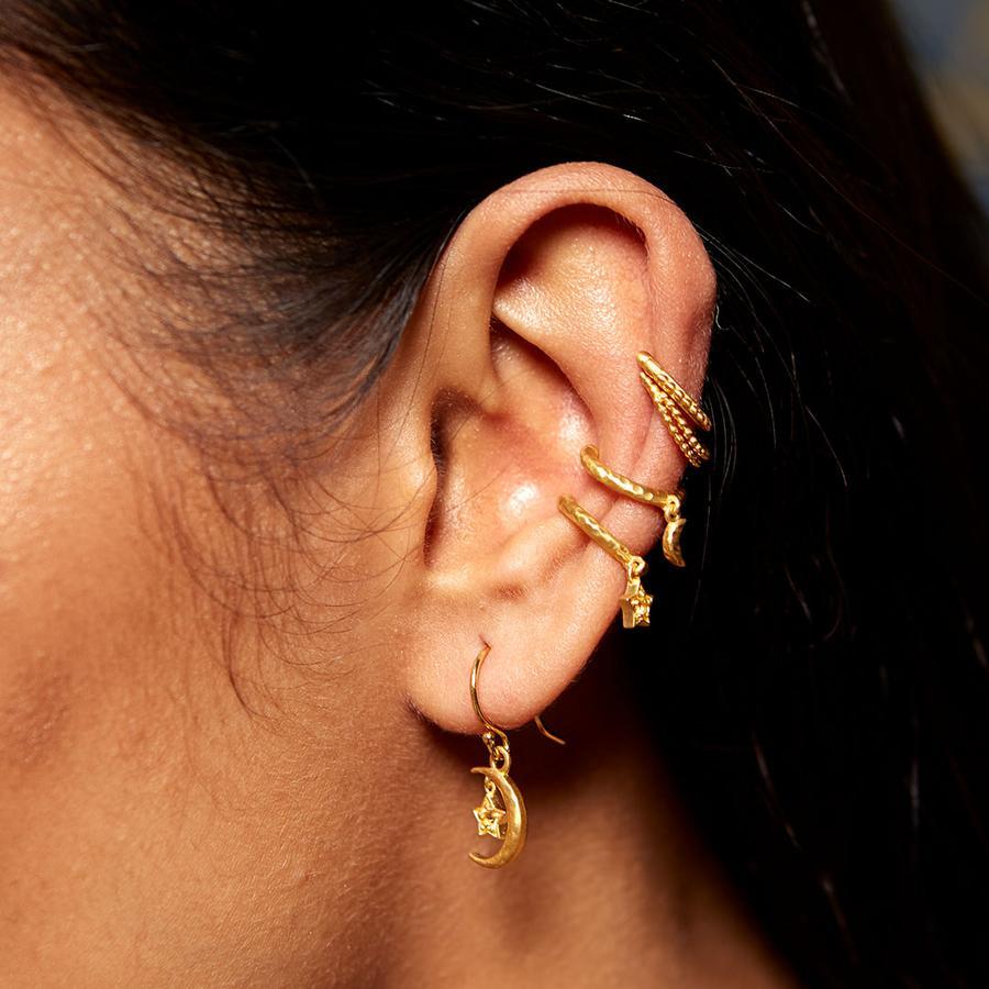Satya Jewelry Earrings Beautiful Journey Moon Ear Cuff