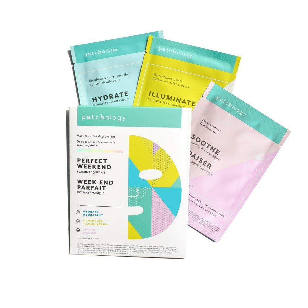 Patchology Skincare Kit FlashMasque® Sheet Mask: Perfect Weekend Trio