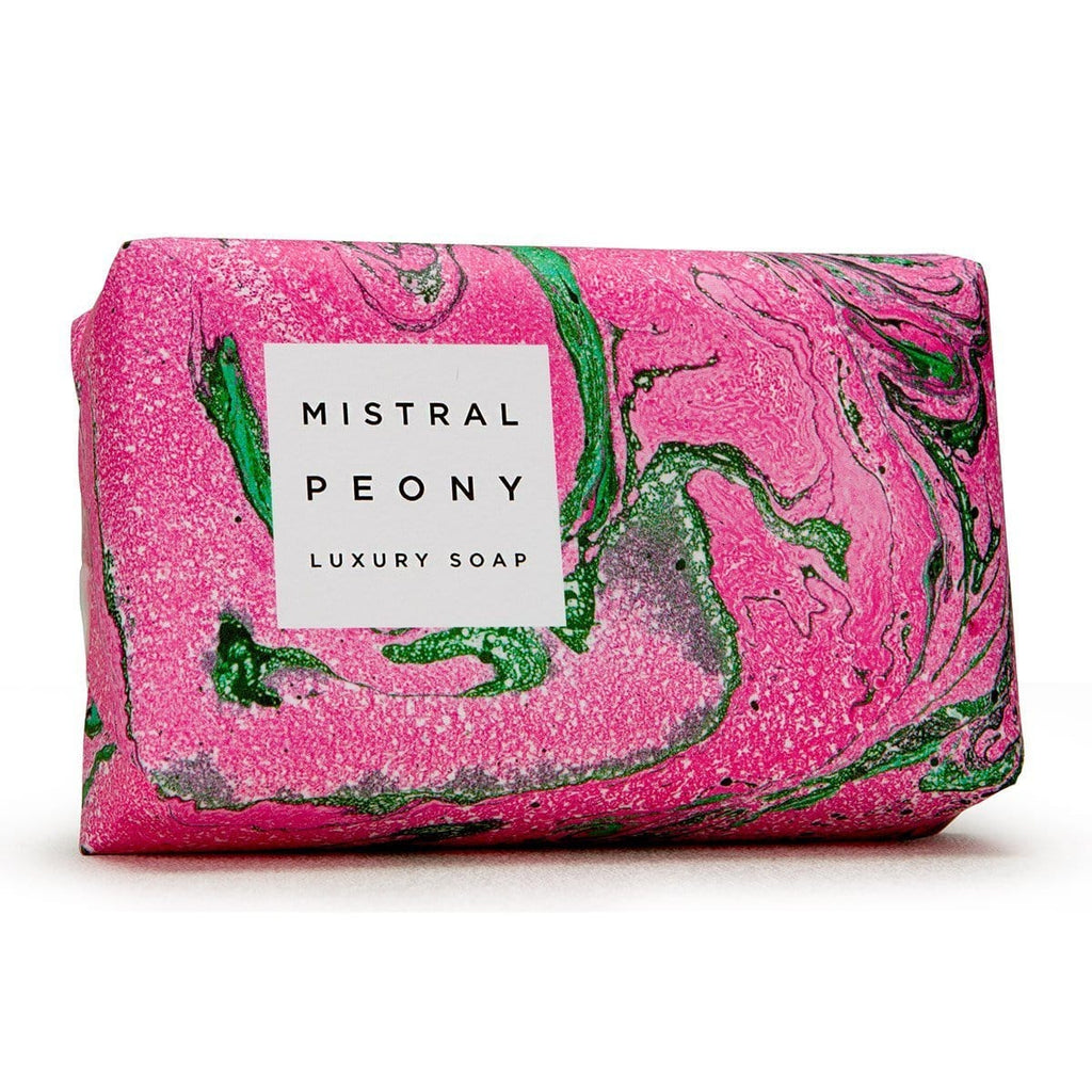 Mistral Soap Bar Peony Marble Bar Soaps