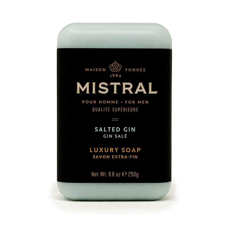Mistral Soap Bar Salted Gin Men's Bar Soap