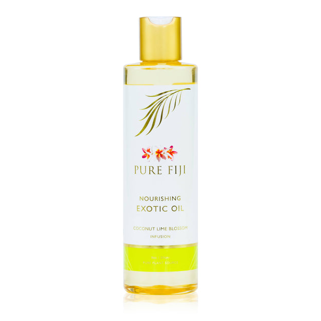 Pure Fiji Body Oil Coconut Lime Blossom Nourishing Exotic Oil