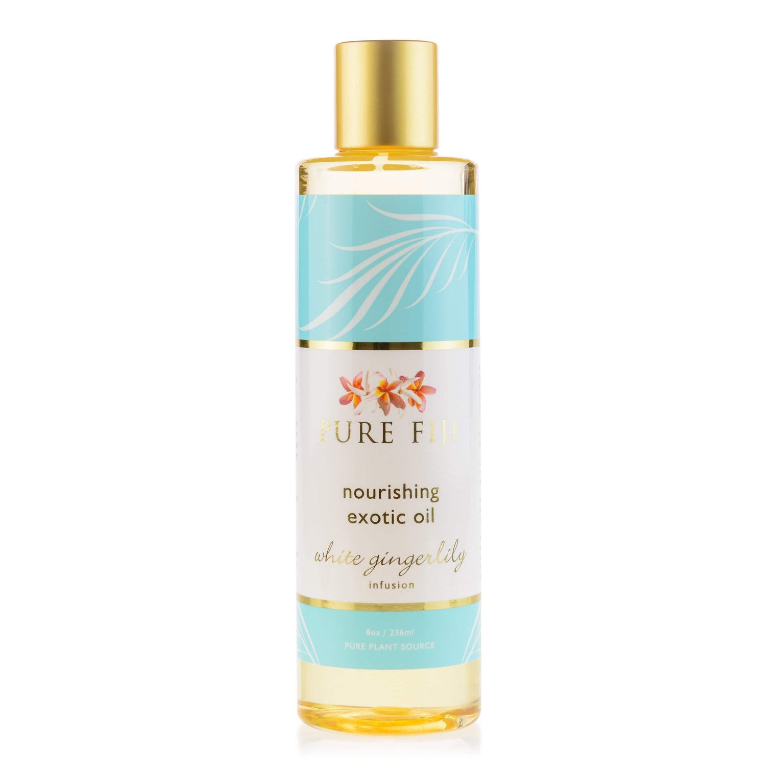 Pure Fiji Body Oil White Gingerlily Nourishing Exotic Oil