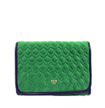 PurseN Beauty Case Emerald Quilted Getaway Toiletry Case