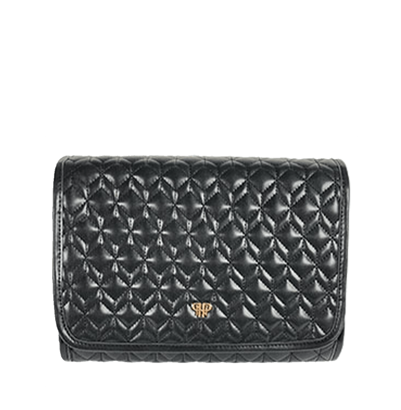 PurseN Beauty Case Midnight Quilted Getaway Toiletry Case