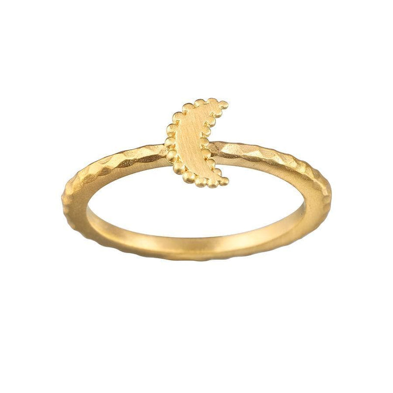 Satya Jewelry Ring 6 Goddess Rising Moonstone Double Ring Set