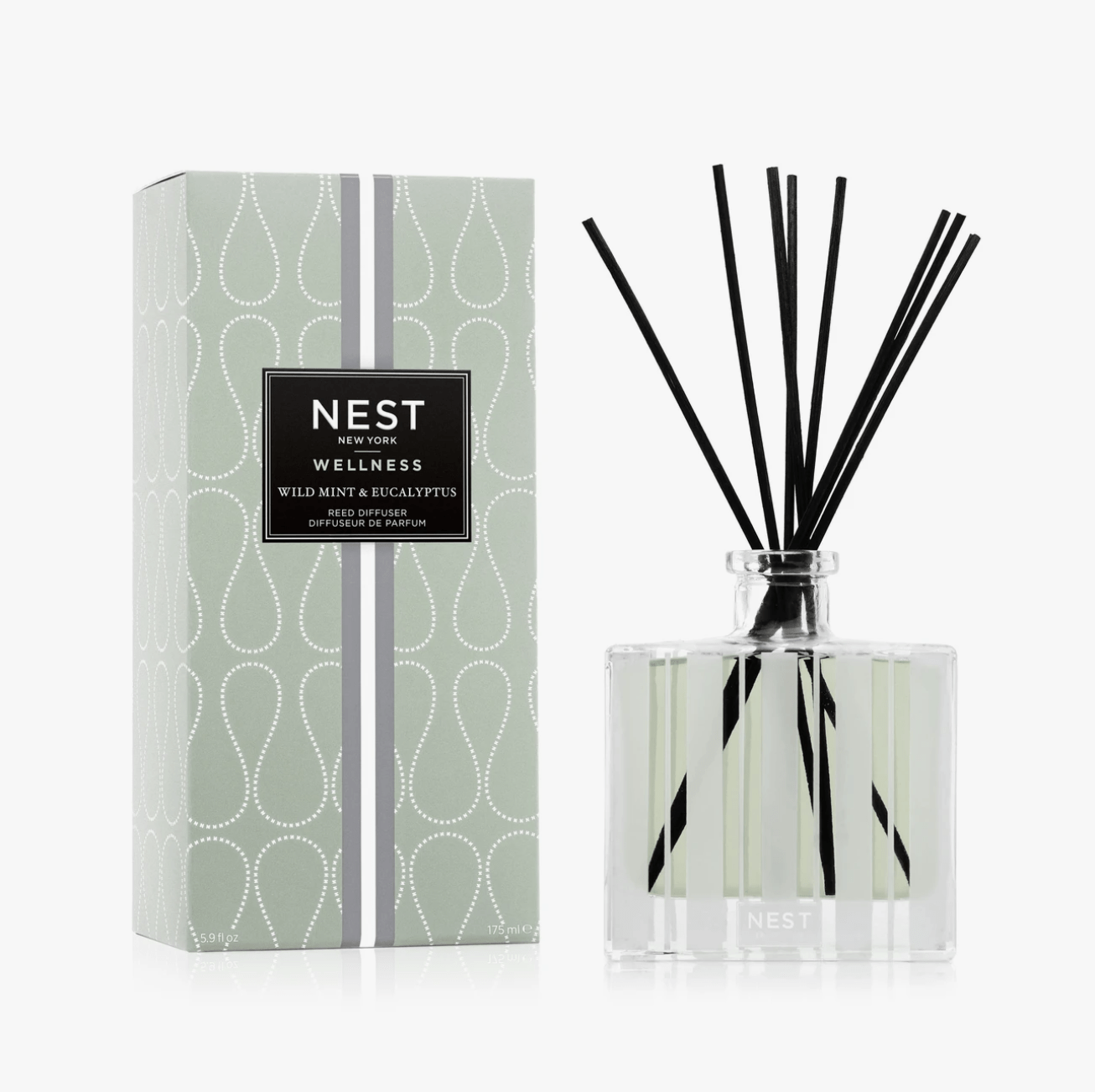 Nest Diffuser Wild Mint & Eucalyptus Reed Diffuser