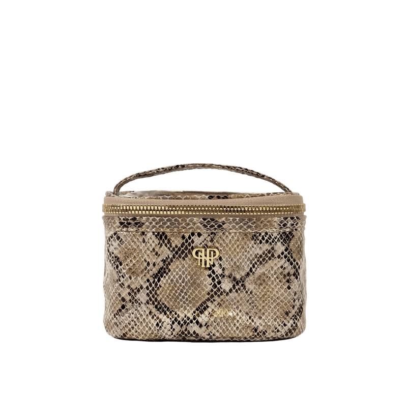 PurseN Beauty Case Python Getaway Jewelry Case