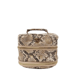 PurseN Beauty Case Python Weekender Jewelry Case