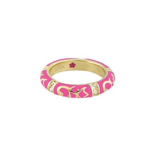 Lauren G Adams Rings 6 / Pink Stackable Fiesta Ring
