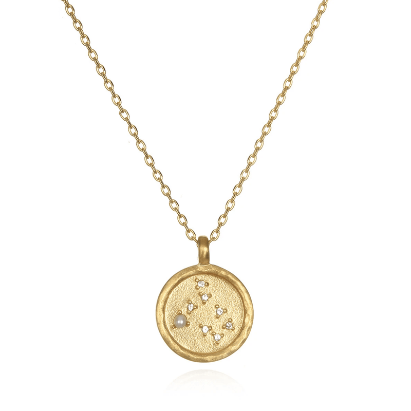 Satya Jewelry Necklace Gemini Zodiac Gold Necklace
