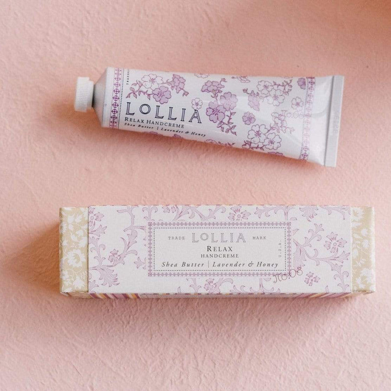 Lollia Hand Cream Relax Shea Butter Handcreme - Travel 1.25 oz