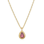 Satya Jewelry Necklace Tourmaline Gemstone Gold Necklace