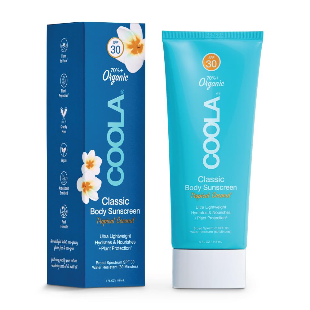 Coola Sunscreen Classic Body Organic Sunscreen Lotion SPF 30 - Tropical Coconut